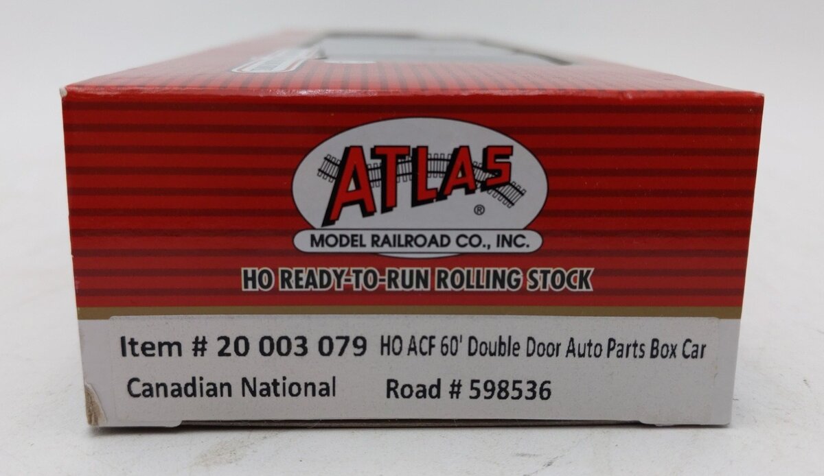Atlas 20003079 HO Canadian National ACF 60' Double-Door Auto Part Boxcar #598536