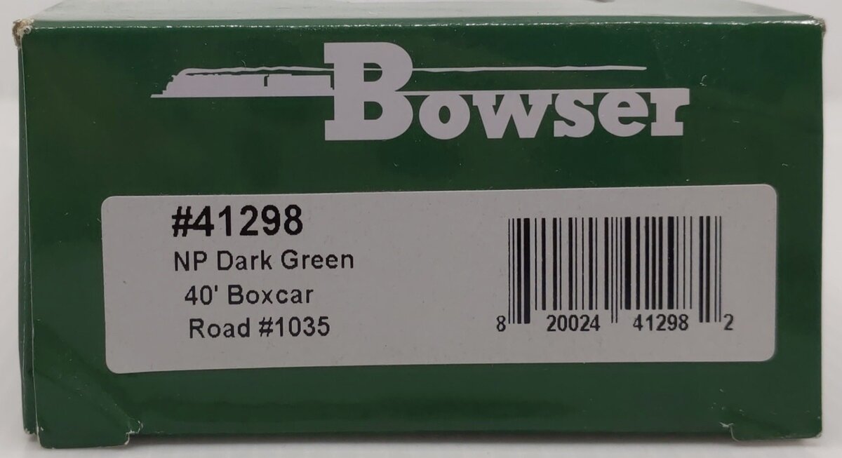 Bowser 41298 HO Northern Pacific 40' Steel Side Box Car #1035