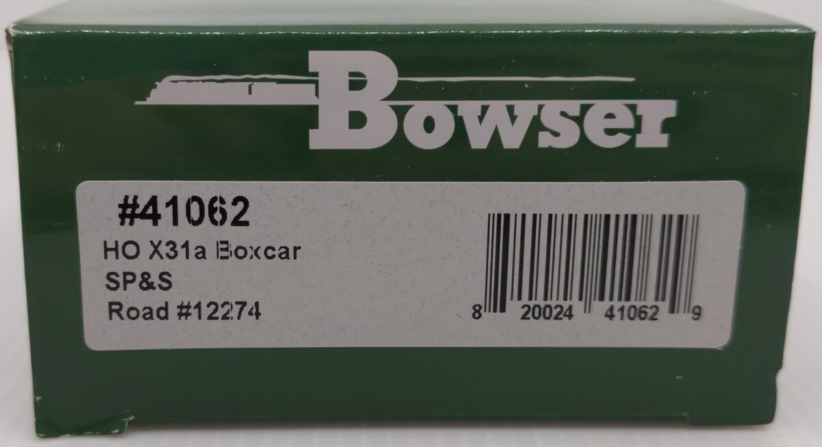 Bowser 41062 HO Scale SP&S X31a Boxcar #12274