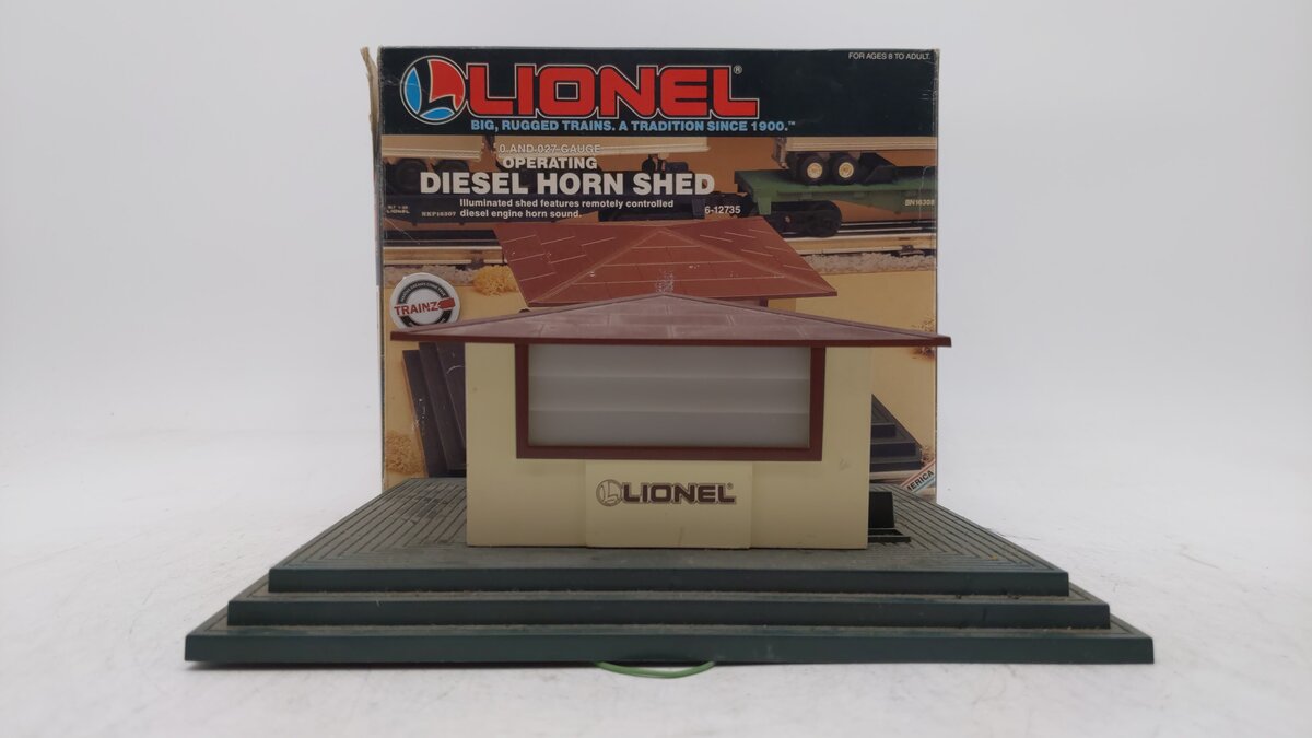 Lionel 6-12735 O Gauge Diesel Horn Shed EX/Box
