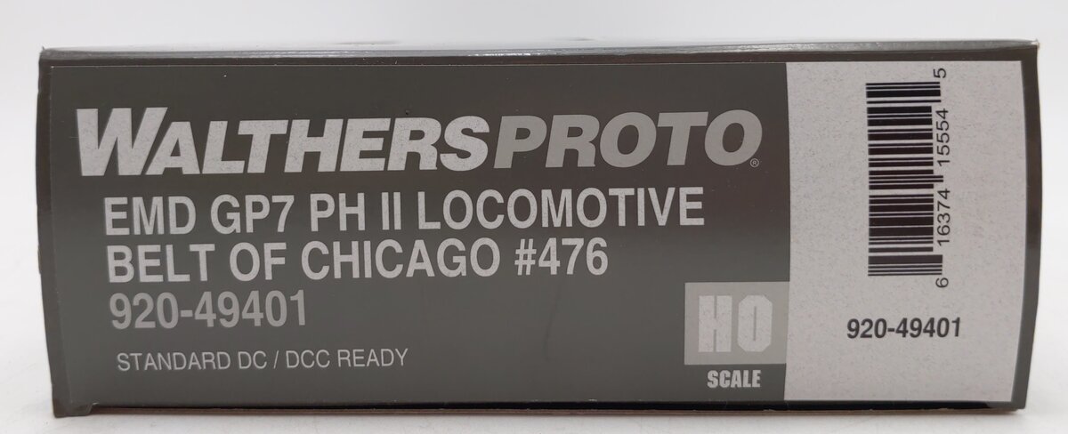 Walthers 920-49401 HO Belt Railway of Chicago EMD GP7 Diesel Locomotive #476