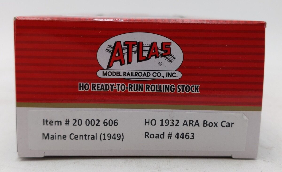 Atlas 20002606 HO Scale Maine Central 1932 ARA Boxcar #4463