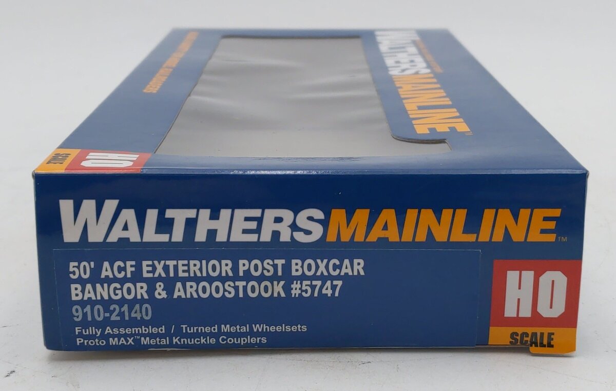 Walthers 910-2140 HO Bangor & Aroostook 50' ACF Exterior Post Boxcar #5747 LN/Box