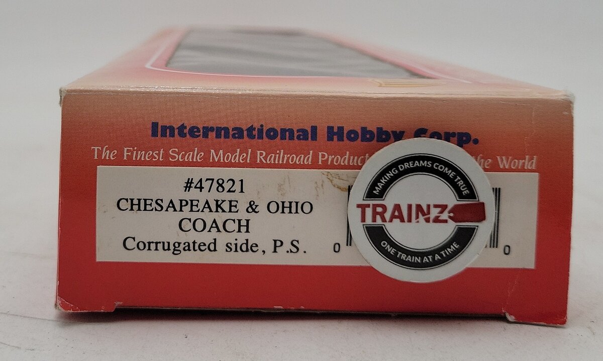 IHC 47821 HO Scale Chesapeake & Ohio Corrugated Side Coach #1618 LN/Box