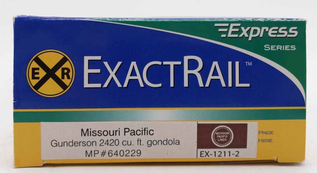 ExactRail EX-1211-2 HO Missouri Pacific Gunderson 2420 cu ft Gondola #640229 NIB