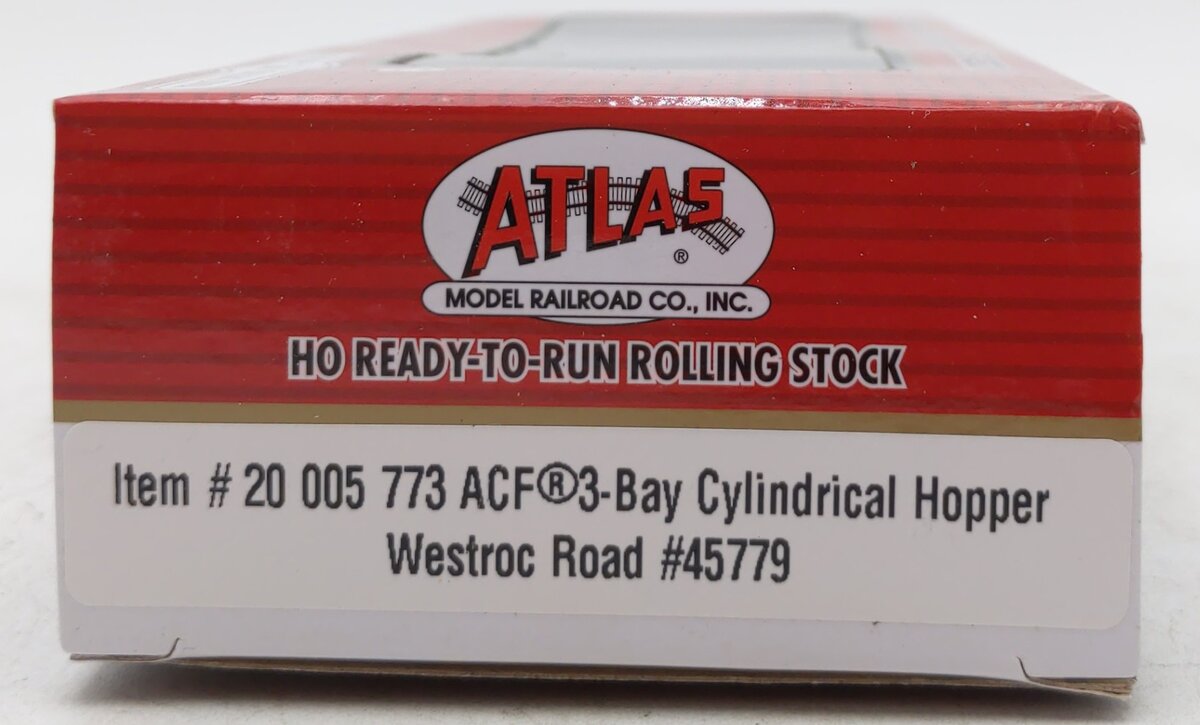 Atlas 20005773 HO WESTROC 3-Bay Cylinder Hopper #45779