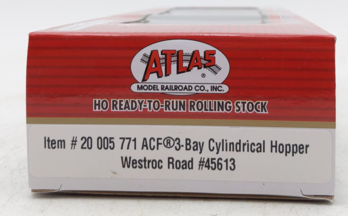 Atlas 20005771 HO WESTROC 3-Bay Cylinder Hopper #45613