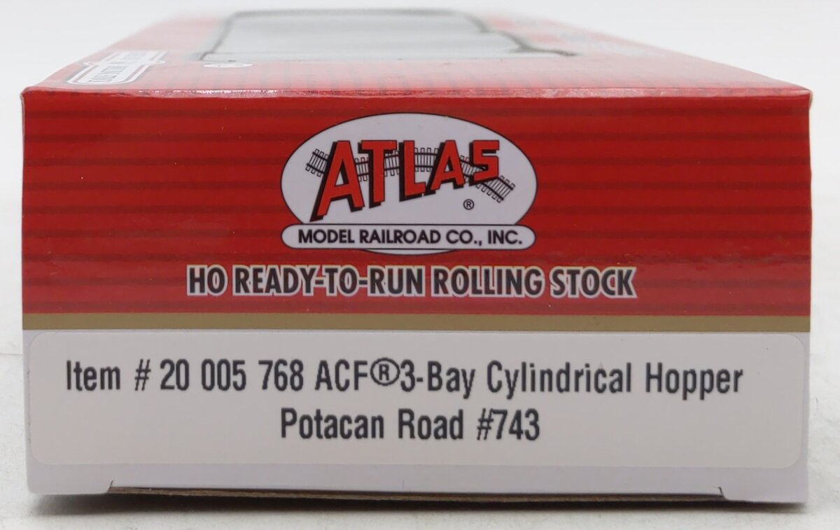 Atlas 20005768 HO POTACAN 3-Bay Cylinder Hopper #743