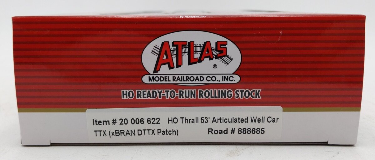 Atlas 20006622 HO TTX xBRAN DTTX Patch 53' Artic Well Car #888685