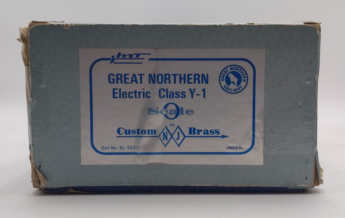 Custom NJ Brass EL-322-0 O 2-Rail Brass Great Northern Class Y-1 Electric Loco EX/Box