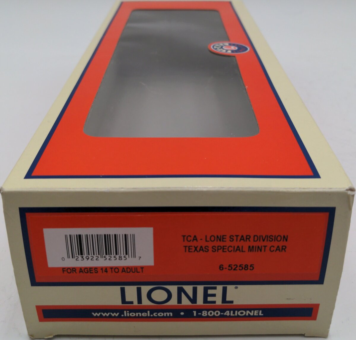 Lionel 6-52585 TCA Lone Star Division Texas Special Mint Car EX/Box