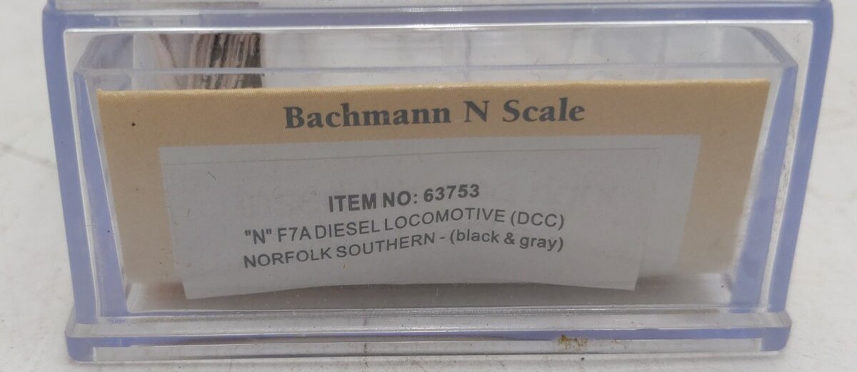 Bachmann 63753 N Norfolk Southern EMD F7A Diesel Locomotive #4270 EX/Box