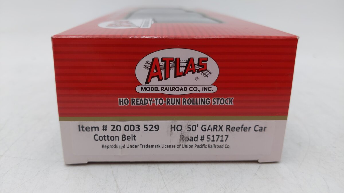 Atlas 20003529 HO Cotton Belt 50' GARX Reefer #51717