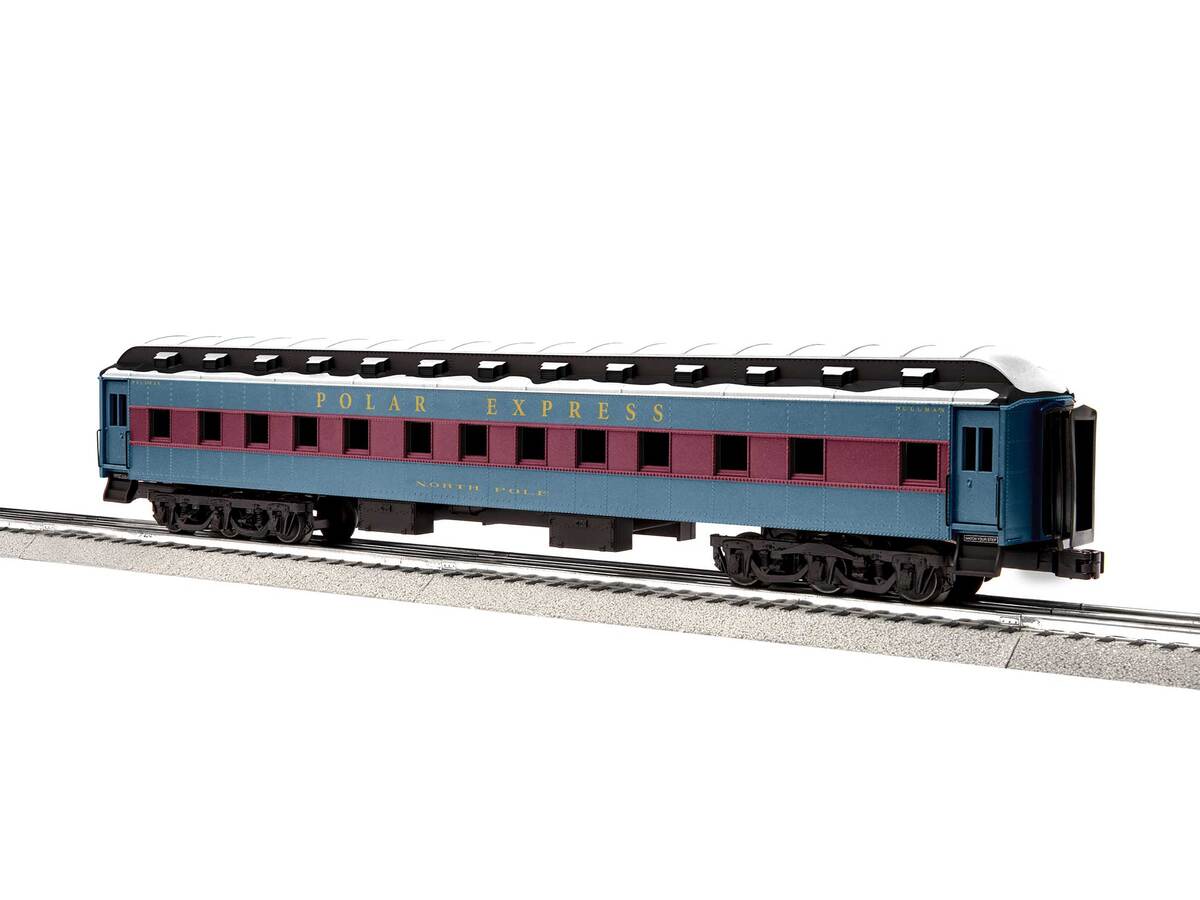 Lionel 2127352 O Polar Express North Pole Sleeping Car with White Roof LN/Box