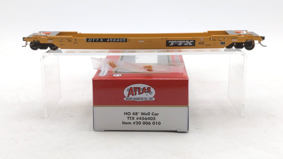 Atlas 20006010 HO Scale TTX 48' All Purpose Well Car #456405