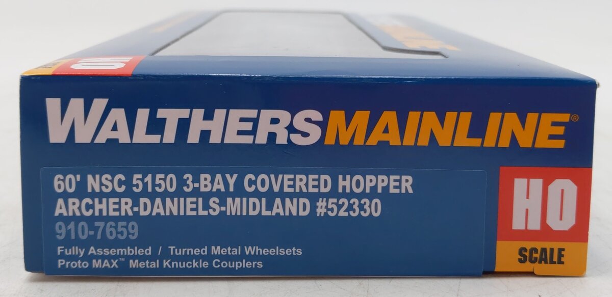 Walthers 910-7659 HO ADMX 60' NSC 5150 3-Bay Covered Hopper #52330