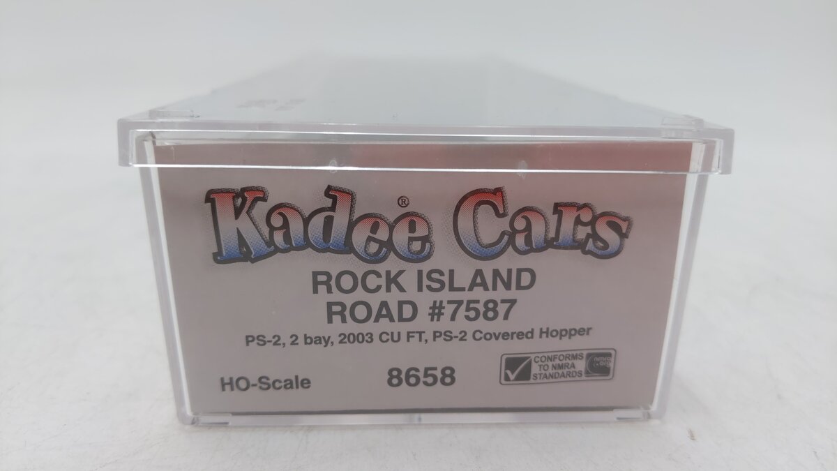 Kadee 8658 HO Chicago Rock Island & Pacific Covered Boxcar #7587