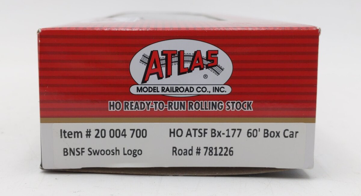 Atlas 20004700 HO BNSF BX-177 Box Car Swoosh Logo #781226 NIB