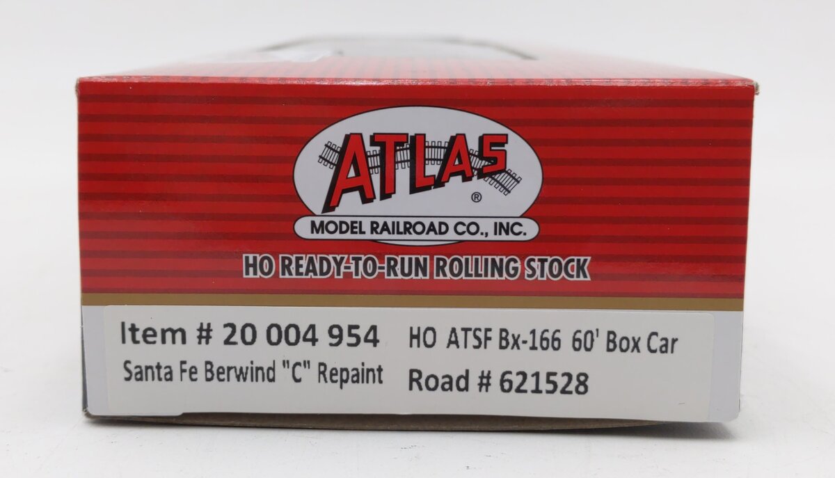 Atlas 20004954 HO Santa Fe Berwind "C" Repaint BX-166 Box Car #621528