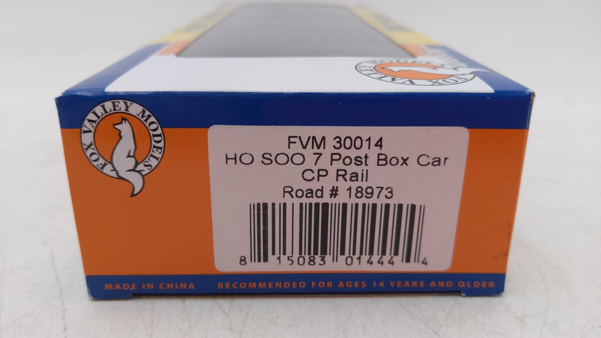 Fox Valley Models 30014 HO SOO Line Boxcar #18973