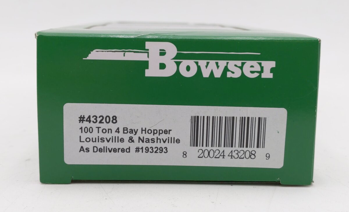 Bowser 43208 HO Louisville & Nashville H-43 100 Ton Hopper Car #193293