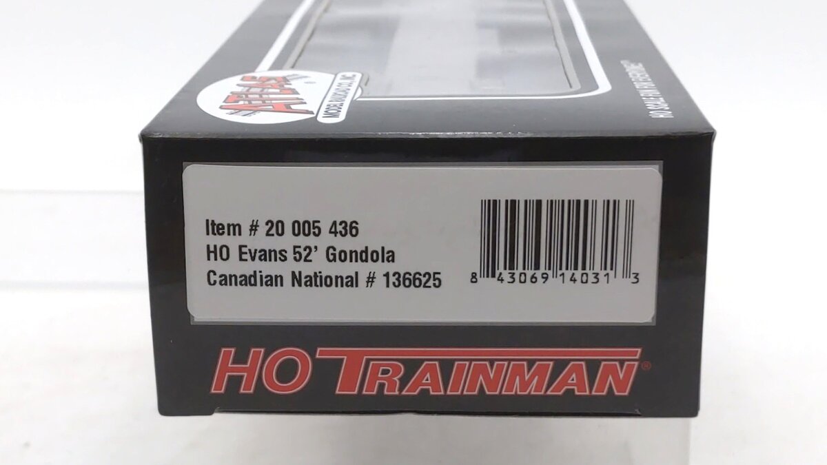 Atlas 20005436 HO Canadian National Trainman® Evans 52'6" Gondola #136625