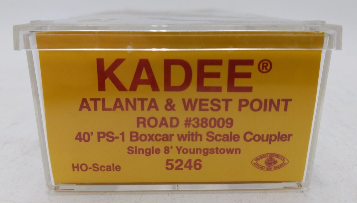 Kadee 5246 HO Atlanta & West Point HO 40' PS-1 Boxcar #38009