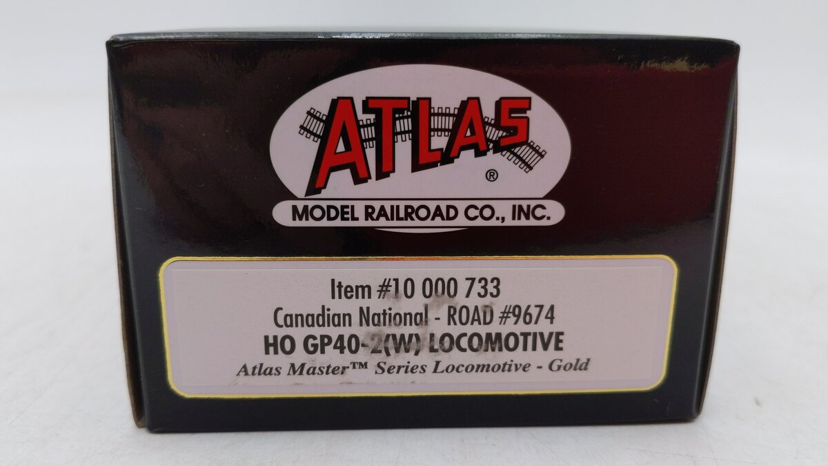 Atlas 10000733 HO Canadian National GP40-2W w/DCC & Sound #9674 LN/Box