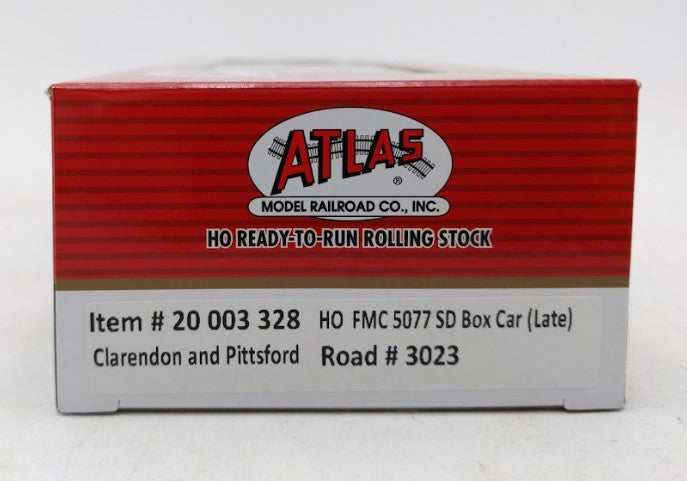 Atlas 20003328 HO Clarendon & Pittsford FMC 5077 Single Door Boxcar #3023