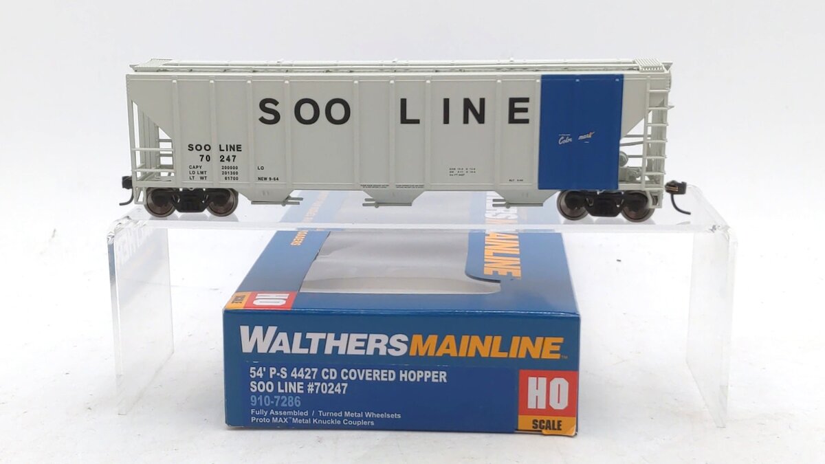 Walthers 910-7286 HO Scale SOO Line P-S 4427 low Hopper #70247