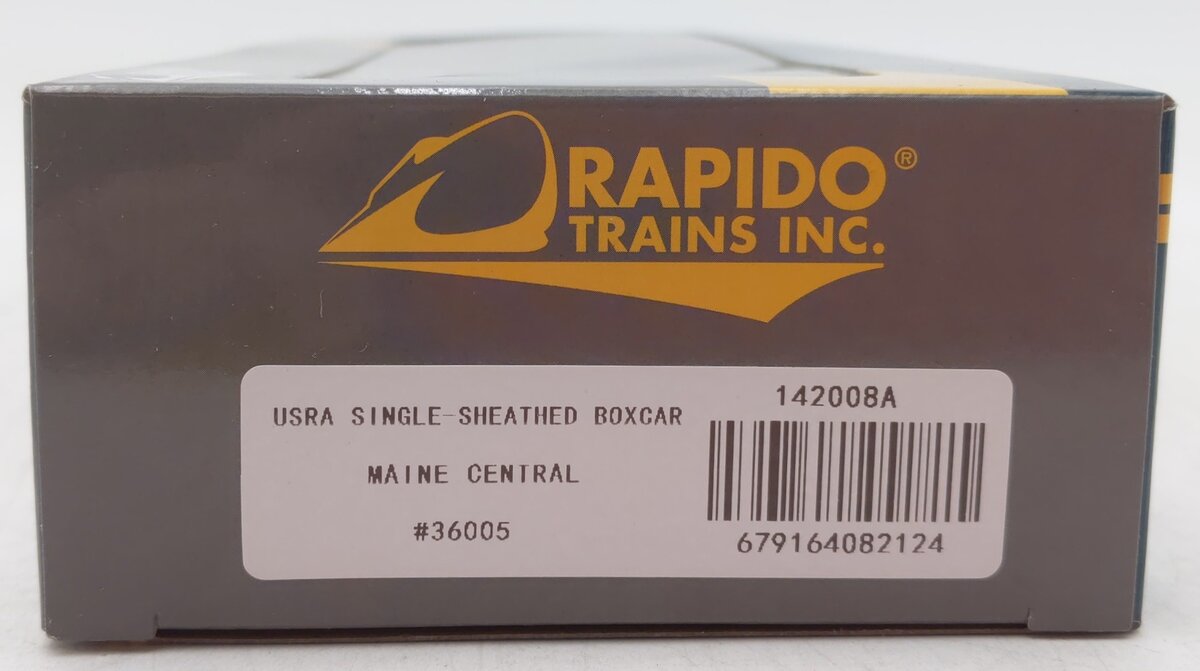 Rapido Trains 142008A HO Maine Central USRA Single Sheathed Boxcar #36005