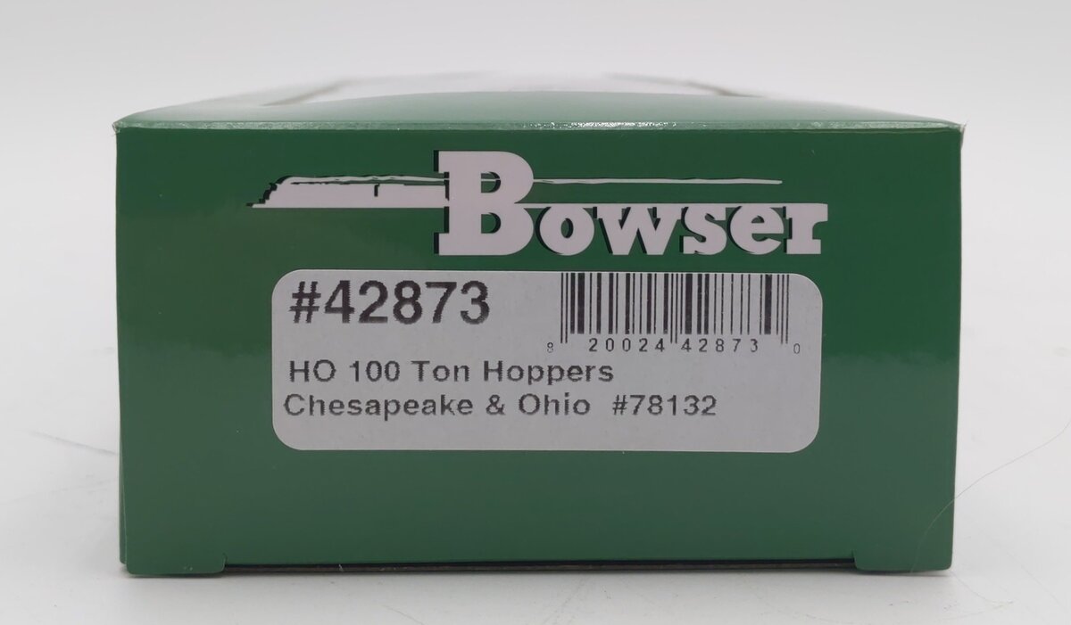 Bowser 42873 HO Chesapeake & Ohio 100-Ton Hopper RTR #78132