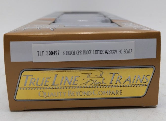 True Line Trains 300497 HO Canadian Pacific 8 Hatch Block Letter Boxcar #283349 NIB