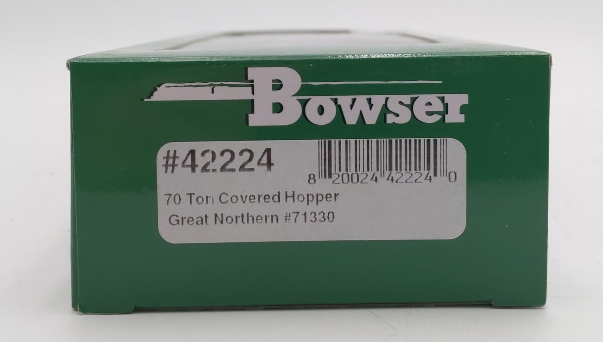 Bowser 42224 HO Great Northern 70 Ton 2 Bay Hopper Car #71330