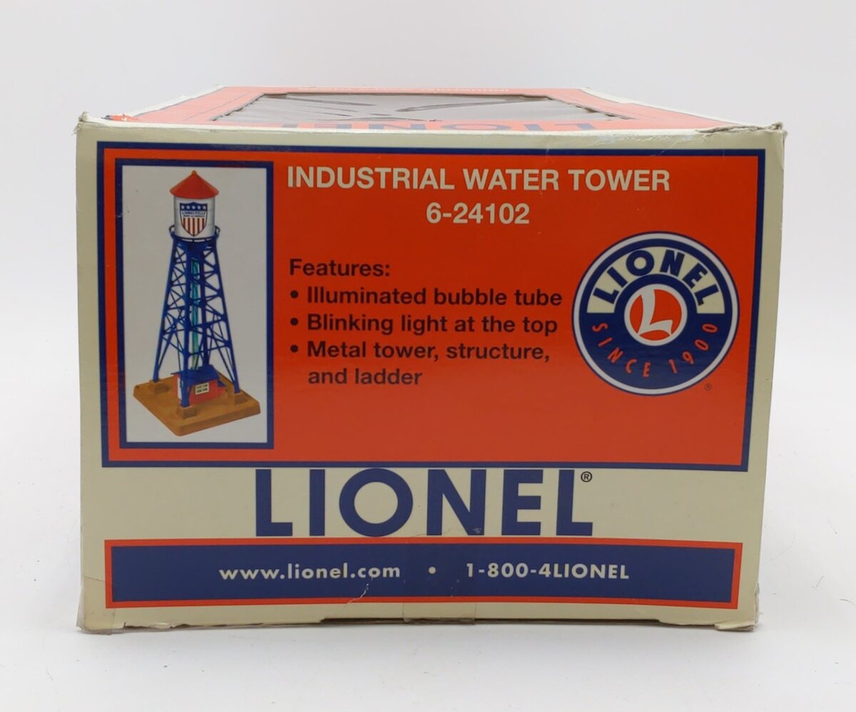 Lionel 6-24102 Lionelville Industrial Water Tower w/ LED EX/Box