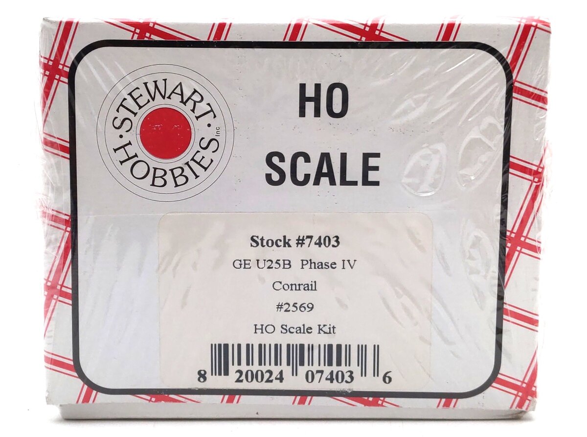 Stewart Hobbies 7403 HO Scale Conrail GE U25B Phase IV Diesel Locomotive #2569 MT/Box
