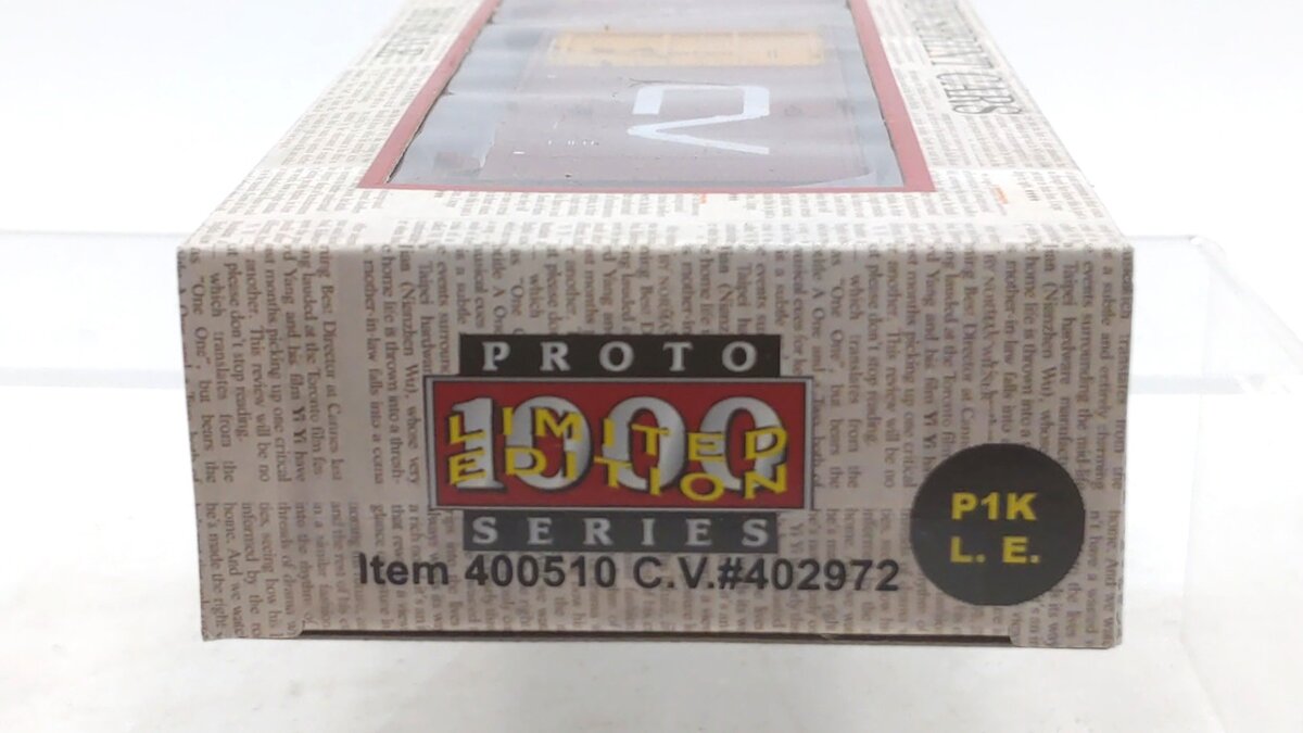 Proto 1000 400510 HO Scale Central Vermont 50' Newsprint Box Car #402972 LN/Box