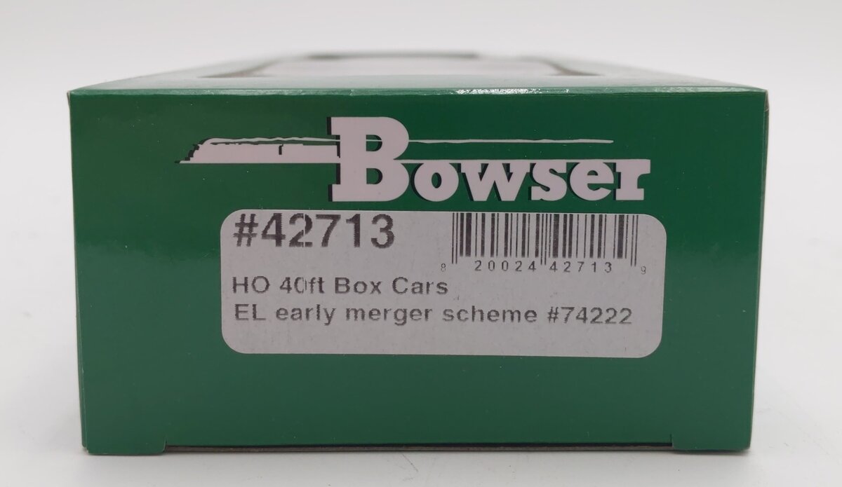 Bowser 42713 HO Scale Erie Lackawanna 40' Boxcar #74222