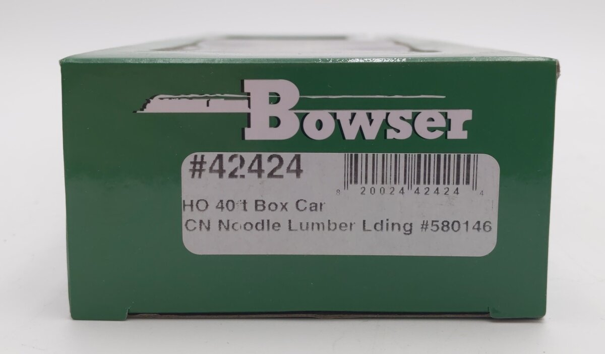 Bowser 42424 HO Canadian National 40' Double-Door Steel Boxcar #580146