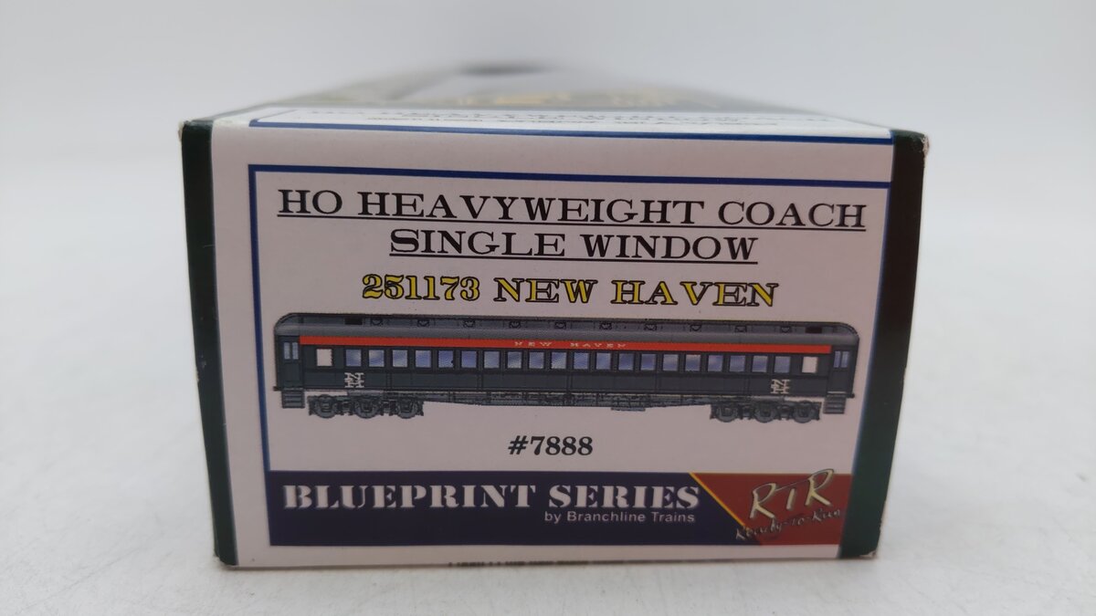 Branchline 251173 HO New York New Haven & Hartford Coach #7888 LN/Box
