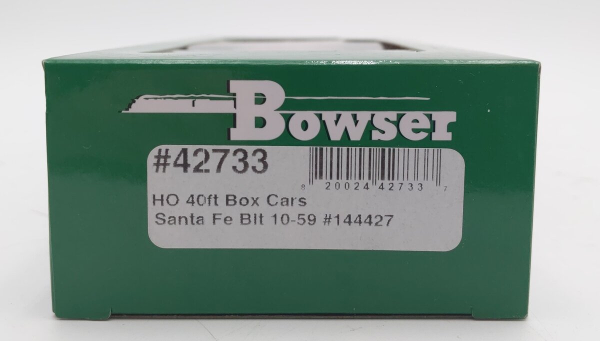 Bowser 42733 HO Atchison Topeka Santa Fe 40' Boxcar RTR #144427