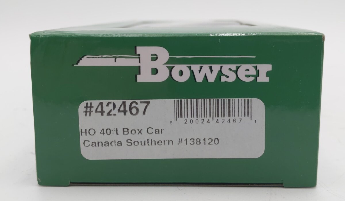 Bowser 42467 HO Canada Southern 40' Single-Door Steel Boxcar #138120
