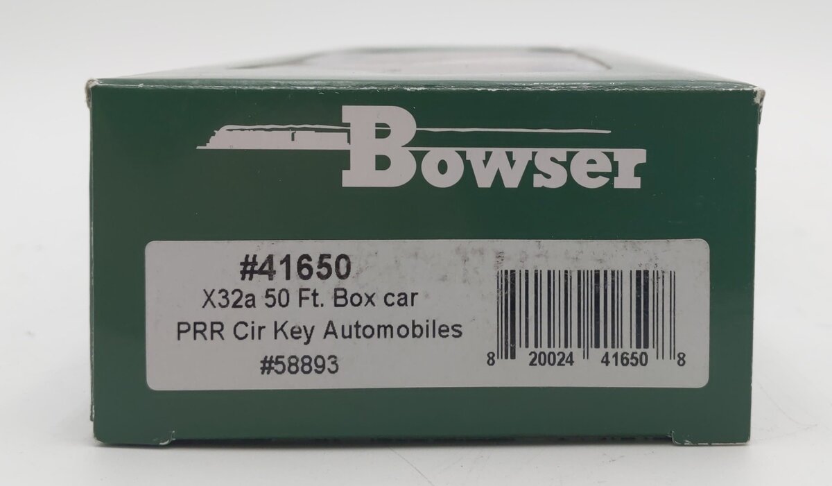Bowser 41650 HO Pennsylvania Circle Keystone Class X32 Double-Door Boxcar #58893