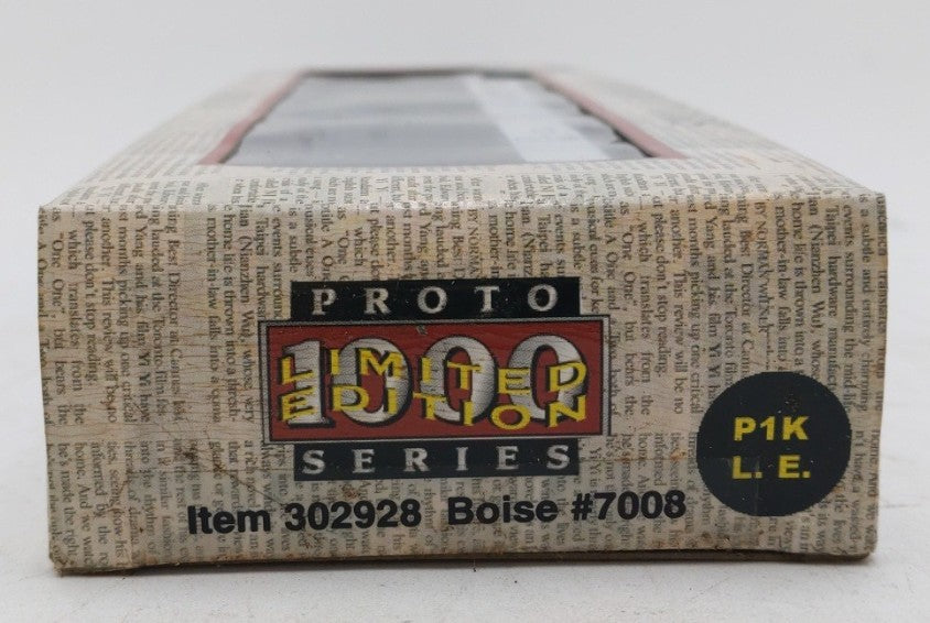 Proto 1000 302928 HO Scale Boise Cascade 50' Newsprint Boxcar #7008 NIB