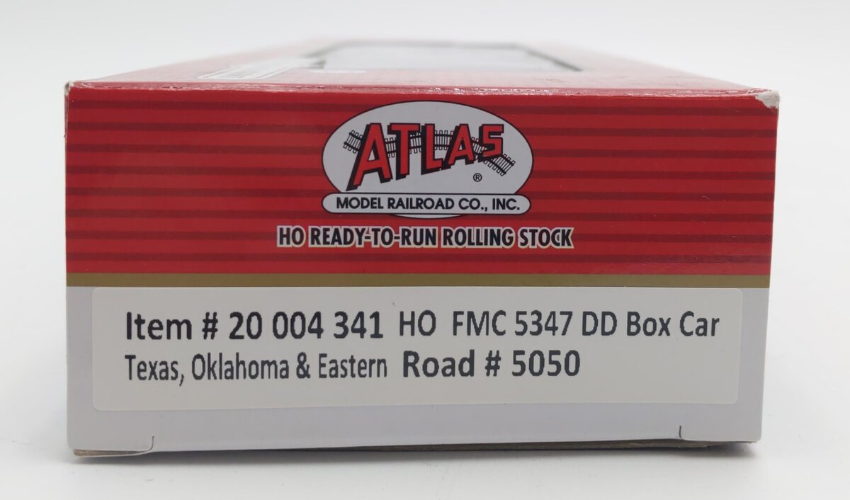 Atlas 20004341 HO Texas, Oklahoma & Eastern FMC 5347 Double Door Box Car #5050