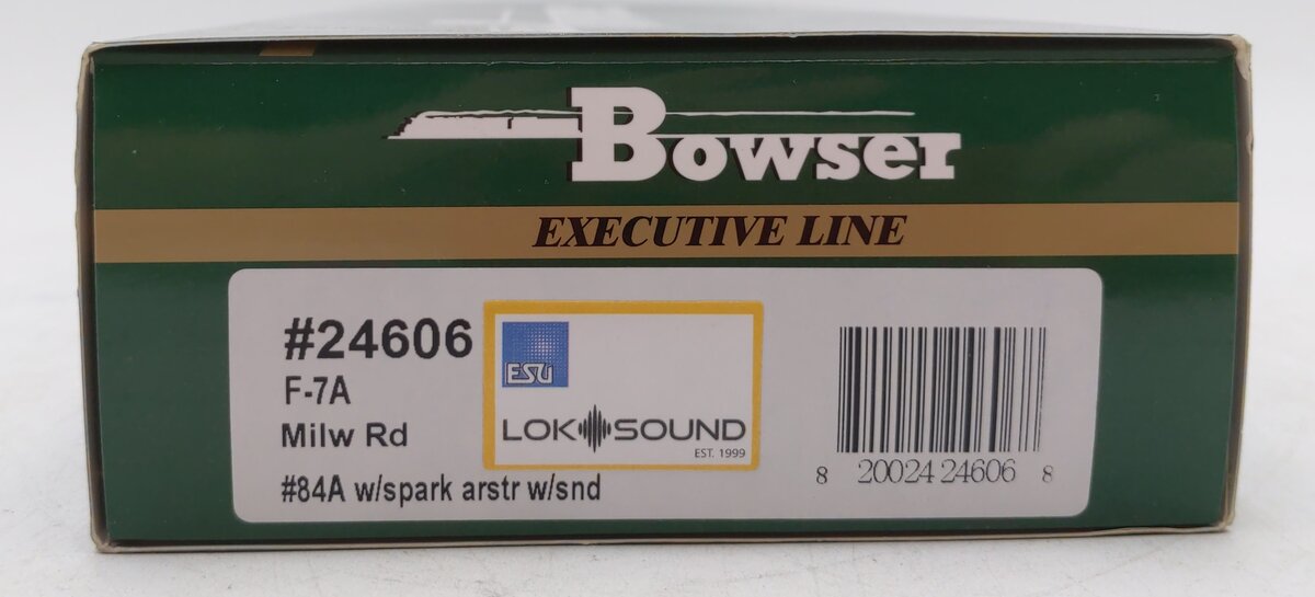 Bowser 24606 HO Milwaukee Road F-7A Diesel Locomotive w/LokSound & DCC #84-A