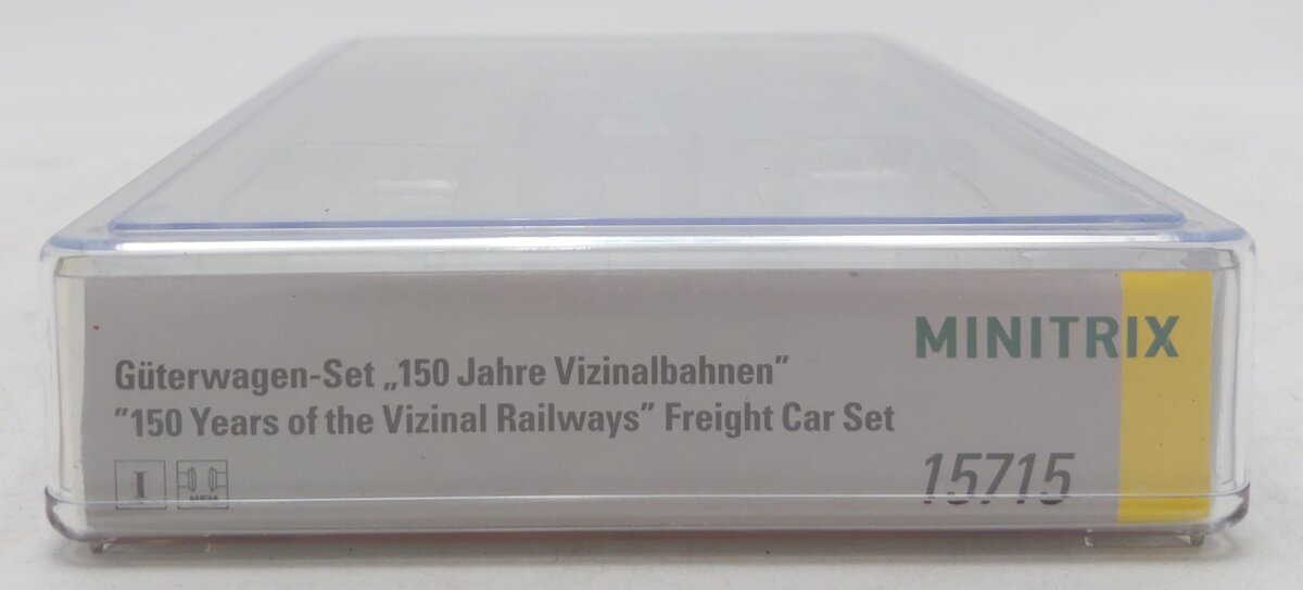 Trix 15715 N "150 Years of the Vizinal Railways" Freight Car Set LN/Box