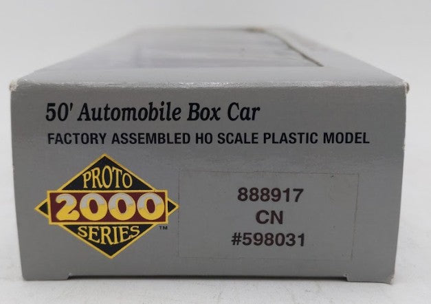 Proto 2000 888917 HO Scale Canadian National 50' Automobile Boxcar #598031 NIB