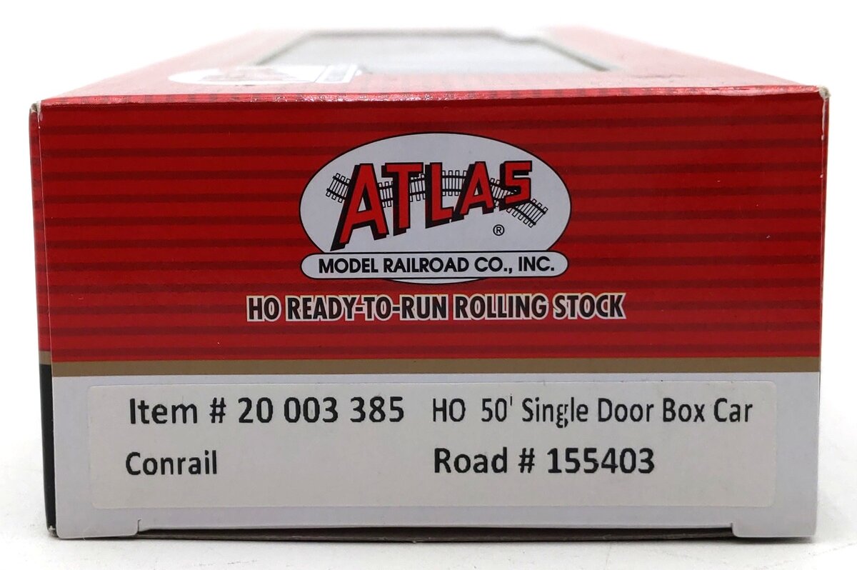 Atlas 20003385 HO Scale Conrail 50' Single Door Box Car #155403