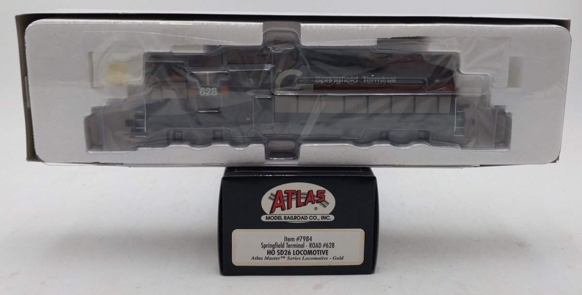Atlas 7984 HO Springfield Terminal SD26 Diesel Locomotive w/DCC & Sound #628